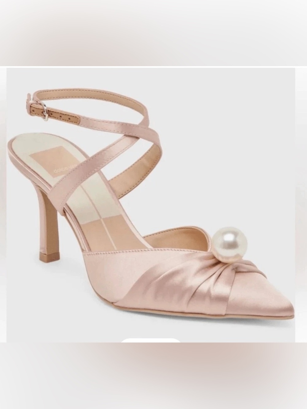 NEW Dolce Vita Kaysey Pointed Toe Pearl Pumps